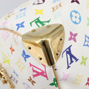 LOUIS VUITTON Monogram Multicolor Speedy 30 Hand Bag White M92643 Auth 200161SAV-17