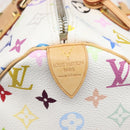 LOUIS VUITTON Monogram Multicolor Speedy 30 Hand Bag White M92643 Auth 200161SAV-20