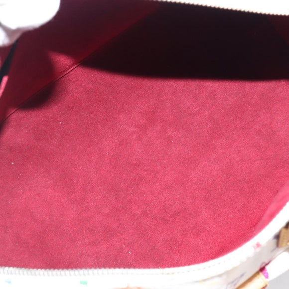 LOUIS VUITTON Monogram Multicolor Speedy 30 Hand Bag White M92643 Auth 200161SAV
