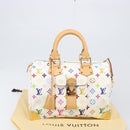 LOUIS VUITTON Monogram Multicolor Speedy 30 Hand Bag White M92643 Auth 200161SAV-12