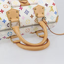 LOUIS VUITTON Monogram Multicolor Speedy 30 Hand Bag White M92643 Auth 200161SAV-7
