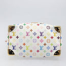LOUIS VUITTON Monogram Multicolor Speedy 30 Hand Bag White M92643 Auth 200161SAV-5
