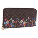 LOUIS VUITTON Monogram Takashi Murakami Zippy Wallet M14162 LV Auth 200162M-1