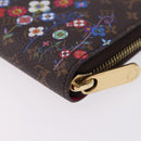 LOUIS VUITTON Monogram Takashi Murakami Zippy Wallet M14162 LV Auth 200162M-16