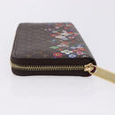 LOUIS VUITTON Monogram Takashi Murakami Zippy Wallet M14162 LV Auth 200162M-4