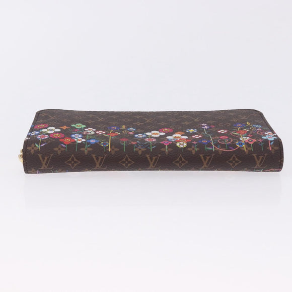 LOUIS VUITTON Monogram Takashi Murakami Zippy Wallet M14162 LV Auth 200162M