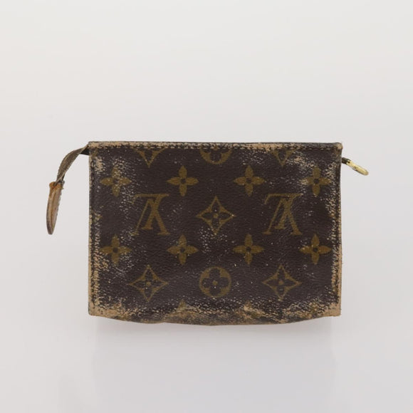 LOUIS VUITTON Monogram Pouch 2 Set LV Auth 200163