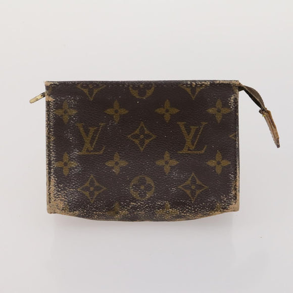 LOUIS VUITTON Monogram Pouch 2 Set LV Auth 200163