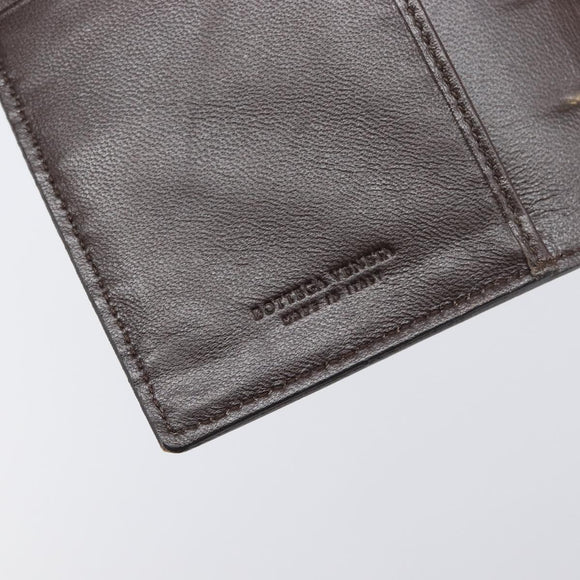 BOTTEGA VENETA INTRECCIATO Day Planner Cover Leather Brown 200901 Auth 200164A