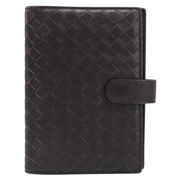 BOTTEGA VENETA INTRECCIATO Day Planner Cover Leather Brown 200901 Auth 200164A
