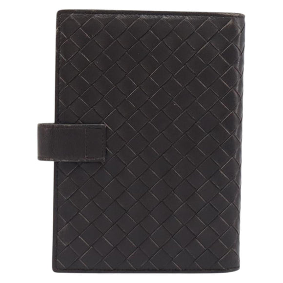 BOTTEGA VENETA INTRECCIATO Day Planner Cover Leather Brown 200901 Auth 200164A