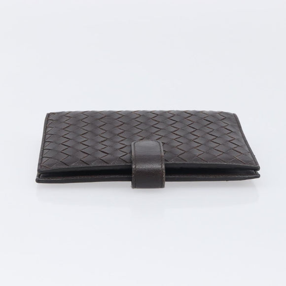 BOTTEGA VENETA INTRECCIATO Day Planner Cover Leather Brown 200901 Auth 200164A