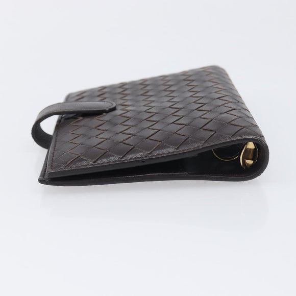 BOTTEGA VENETA INTRECCIATO Day Planner Cover Leather Brown 200901 Auth 200164A