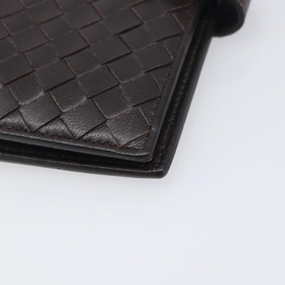 BOTTEGA VENETA INTRECCIATO Day Planner Cover Leather Brown 200901 Auth 200164A