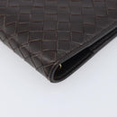 BOTTEGA VENETA INTRECCIATO Day Planner Cover Leather Brown 200901 Auth 200164A-14