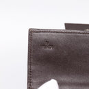 FENDI Zucca Canvas Trifold Wallet Brown Silver 8M0011 Auth 200165A-18