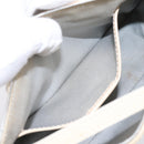 CELINE Macadam Canvas Hand Bag Light Blue Silver Auth 200167-20