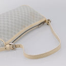 CELINE Macadam Canvas Hand Bag Light Blue Silver Auth 200167-7
