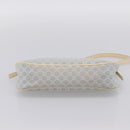 CELINE Macadam Canvas Hand Bag Light Blue Silver Auth 200167-5