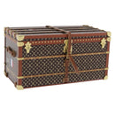 LOUIS VUITTON Monogram Paper Weight Metal Brown Gold Tone M99408 LV Auth 200168V-1