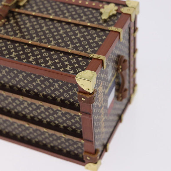 LOUIS VUITTON Monogram Paper Weight Metal Brown Gold Tone M99408 LV Auth 200168V
