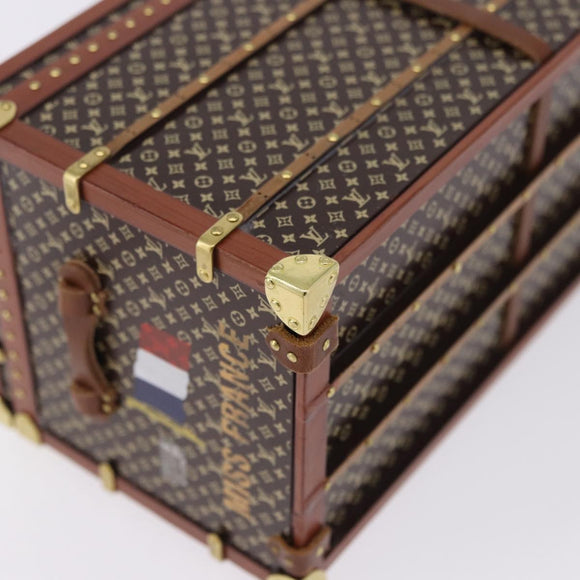 LOUIS VUITTON Monogram Paper Weight Metal Brown Gold Tone M99408 LV Auth 200168V