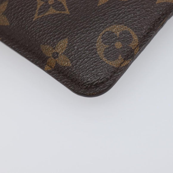 LOUIS VUITTON Monogram Etui Lunettes PM Glasses Case M66545 LV Auth 200169