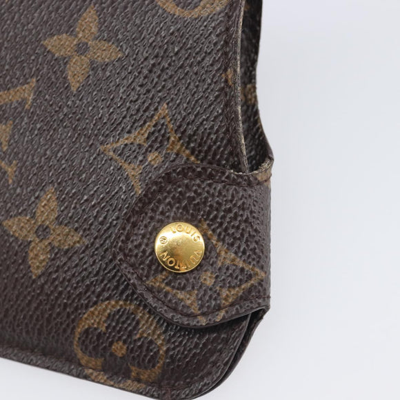 LOUIS VUITTON Monogram Etui Lunettes PM Glasses Case M66545 LV Auth 200169