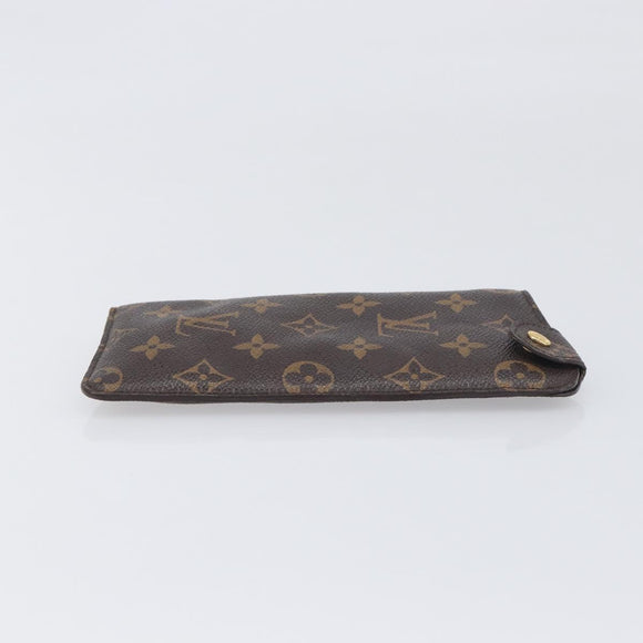LOUIS VUITTON Monogram Etui Lunettes PM Glasses Case M66545 LV Auth 200169