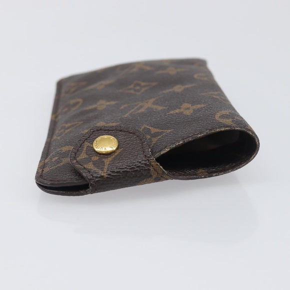 LOUIS VUITTON Monogram Etui Lunettes PM Glasses Case M66545 LV Auth 200169