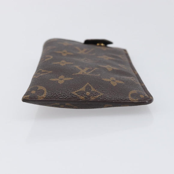 LOUIS VUITTON Monogram Etui Lunettes PM Glasses Case M66545 LV Auth 200169