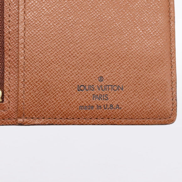 LOUIS VUITTON Monogram Continental Clutch Long Wallet T61217 LV Auth 200170