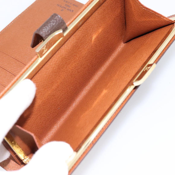 LOUIS VUITTON Monogram Continental Clutch Long Wallet T61217 LV Auth 200170