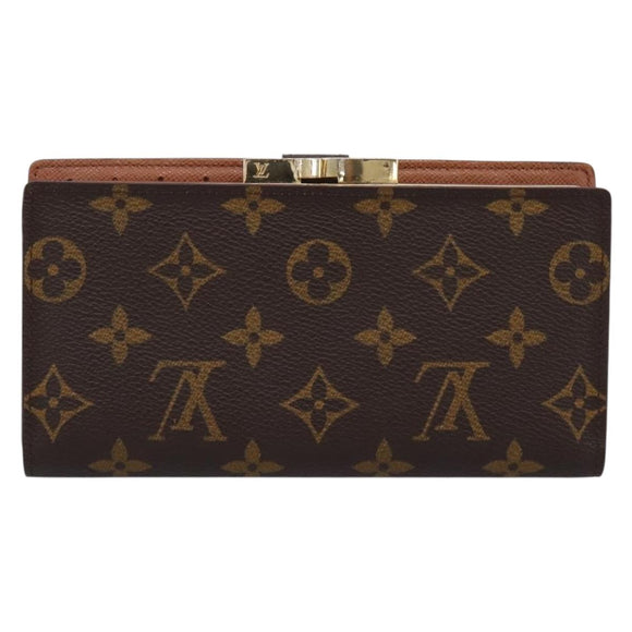 LOUIS VUITTON Monogram Continental Clutch Long Wallet T61217 LV Auth 200170
