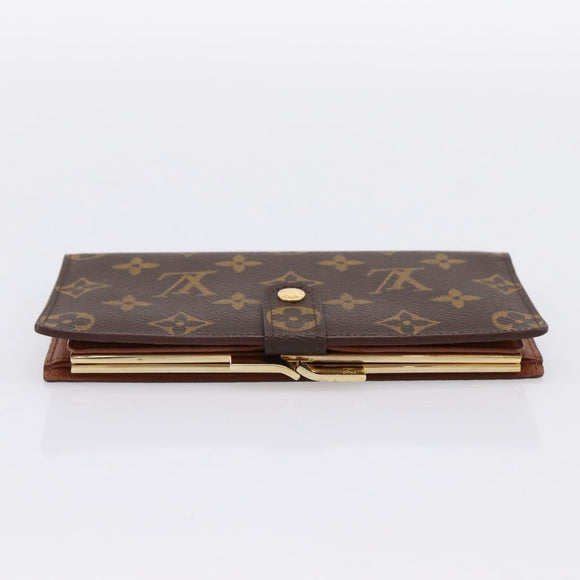 LOUIS VUITTON Monogram Continental Clutch Long Wallet T61217 LV Auth 200170