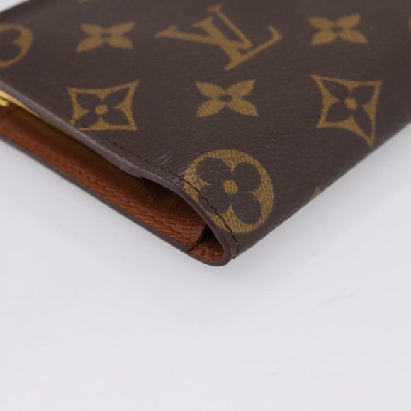 LOUIS VUITTON Monogram Continental Clutch Long Wallet T61217 LV Auth 200170
