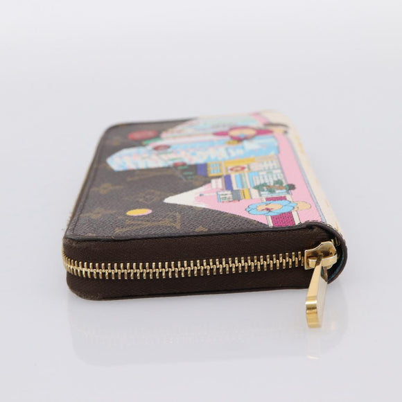LOUIS VUITTON Monogram Vivienne Zippy Wallet Long Wallet M81630 LV Auth 200173V