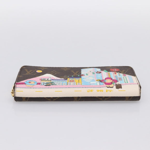 LOUIS VUITTON Monogram Vivienne Zippy Wallet Long Wallet M81630 LV Auth 200173V