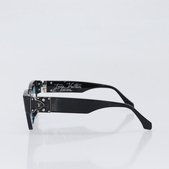 LOUIS VUITTON Charleston Justin Sunglasses Plastic Black Z1244E LV Auth 200174M