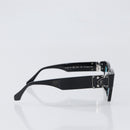 LOUIS VUITTON Charleston Justin Sunglasses Plastic Black Z1244E LV Auth 200174M-4