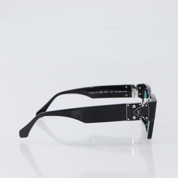 LOUIS VUITTON Charleston Justin Sunglasses Plastic Black Z1244E LV Auth 200174M