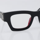 LOUIS VUITTON Charleston Justin Sunglasses Plastic Black Z1244E LV Auth 200174M-5
