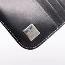 FENDI Zucchino Canvas Wallet Navy Silver Auth 200177-17