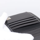 FENDI Zucchino Canvas Wallet Navy Silver Auth 200177-18