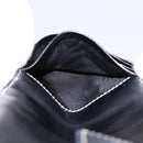 FENDI Zucchino Canvas Wallet Navy Silver Auth 200177-19