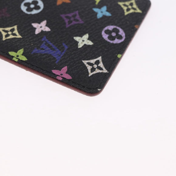 LOUIS VUITTON Monogram Multicolor Etui Miroir Mirror Black M92651 LV Auth 200179