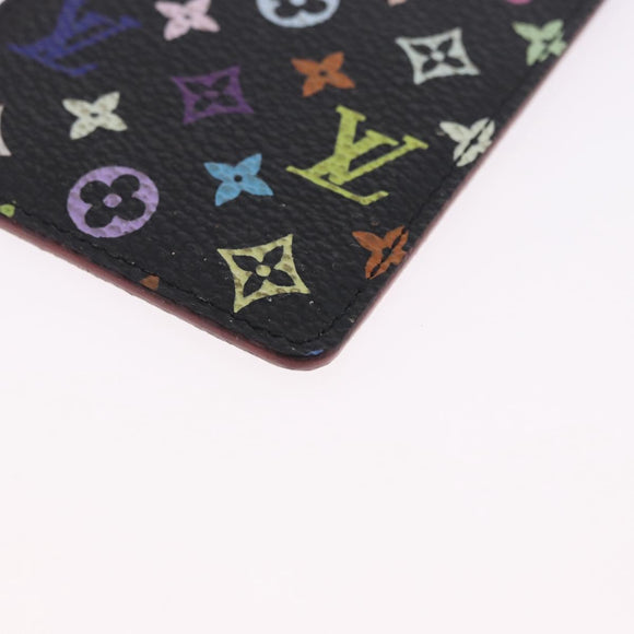 LOUIS VUITTON Monogram Multicolor Etui Miroir Mirror Black M92651 LV Auth 200179