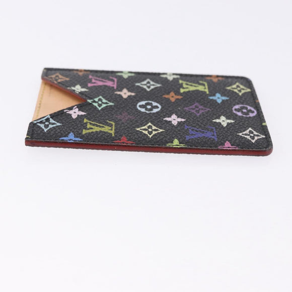 LOUIS VUITTON Monogram Multicolor Etui Miroir Mirror Black M92651 LV Auth 200179