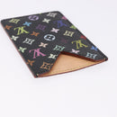 LOUIS VUITTON Monogram Multicolor Etui Miroir Mirror Black M92651 LV Auth 200179-5