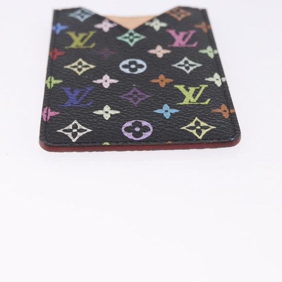 LOUIS VUITTON Monogram Multicolor Etui Miroir Mirror Black M92651 LV Auth 200179
